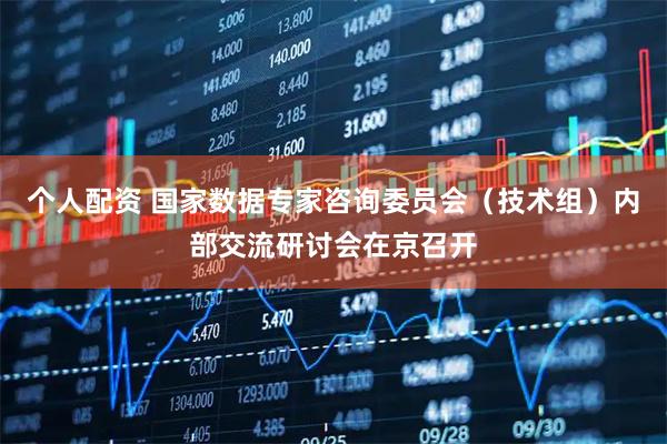 個(gè)人配資 國家數據專(zhuān)家咨詢(xún)委員會(huì )（技術(shù)組）內部交流研討會(huì )在京召開(kāi)